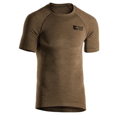 Kurzarm-T-Shirt Merino Seamless STONEGREY OLIVE