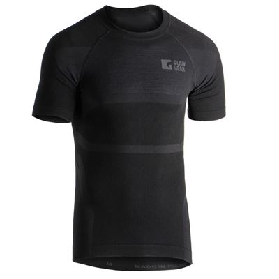 Kurzarm-T-Shirt Merino Seamless SCHWARZ