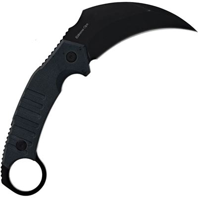 Messer EXTREME OPS Karambit glatte Klinge SCHWARZ