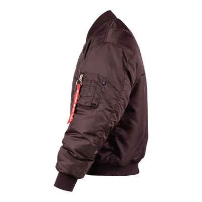 Pilotenjacke US MA1 BOMBER MAROON – LILA FOSTEX 1214011-M 2
