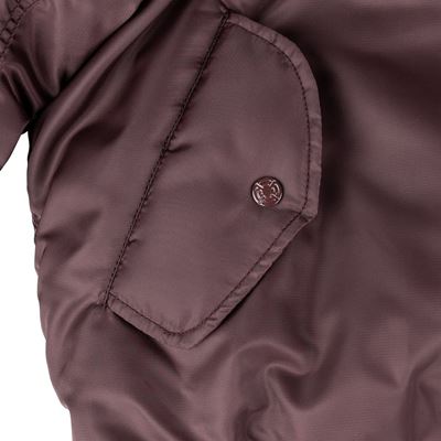 Pilotenjacke US MA1 BOMBER MAROON – LILA FOSTEX 1214011-M 10