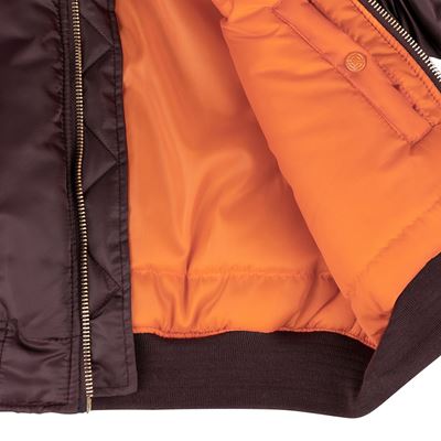 Pilotenjacke US MA1 BOMBER MAROON – LILA FOSTEX 1214011-M 9