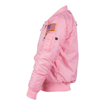 Kinderjacke MA-1 mit Aufnähern ROSA FOSTEX 121432 2