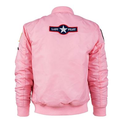 Kinderjacke MA-1 mit Aufnähern ROSA FOSTEX 121432 9