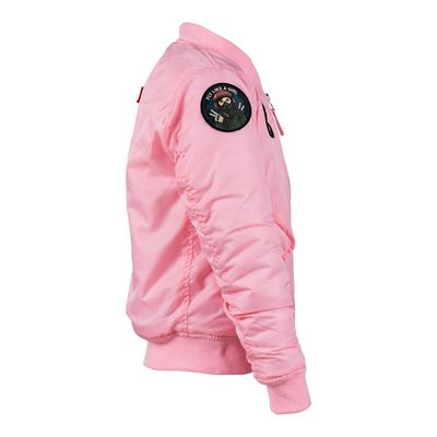 Kinderjacke MA-1 mit Aufnähern ROSA FOSTEX 121432 8