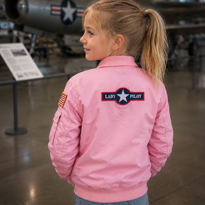 Kinderjacke MA-1 mit Aufnähern ROSA FOSTEX 121432 3