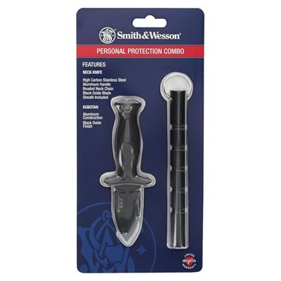 PERSÖNLICHER SCHUTZ KOMBI Messer- und Kubotan-Set