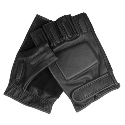 Handschuhe SECURITY Fingerlos SCHWARZ