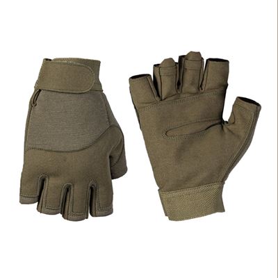 Handschuhe ARMY Fingerlos GRÜN