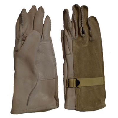 Handschuhe US Leder WEIß gebraucht (pouze Größe 1-S)