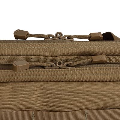 Gewehrtasche 105 cm mit 3 Taschen und Riemen COYOTE
