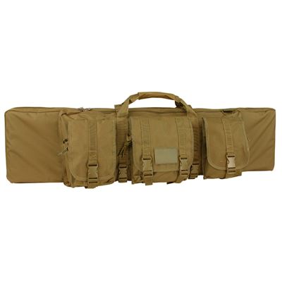 Gewehrtasche 105 cm mit 3 Taschen und Riemen COYOTE