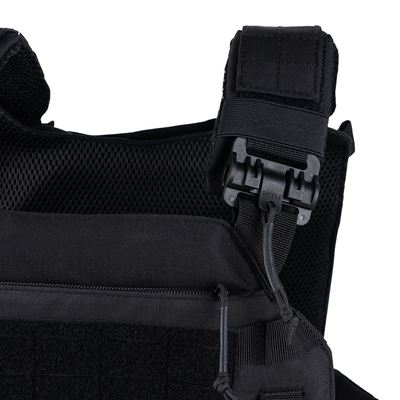 Chest Rig QR Plate Carrier LaseRcut SCHWARZ