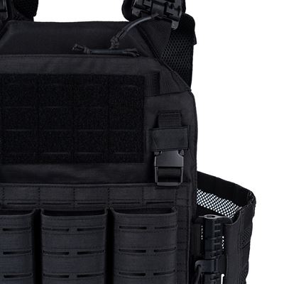 Chest Rig QR Plate Carrier LaseRcut SCHWARZ