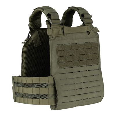 Chest Rig QR Plate Carrier Lasecut GRÜN