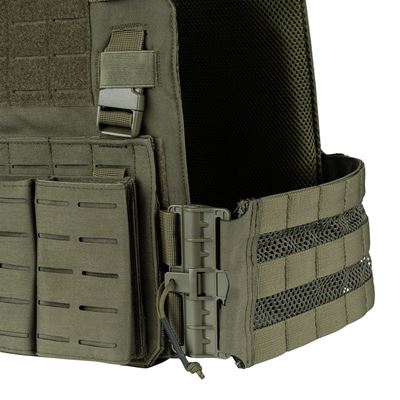 Chest Rig QR Plate Carrier Lasecut GRÜN