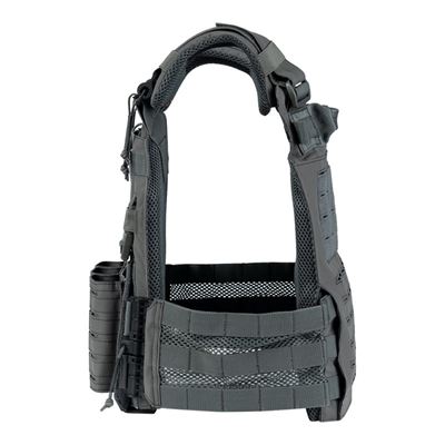 Chest Rig QR Plate Carrier Lasercut GRAU