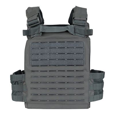 Chest Rig QR Plate Carrier Lasercut GRAU