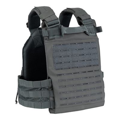 Chest Rig QR Plate Carrier Lasercut GRAU