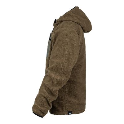 Beidseitig tragbare Sherpa-Softshell-Jacke COYOTE/RANGER GREEN