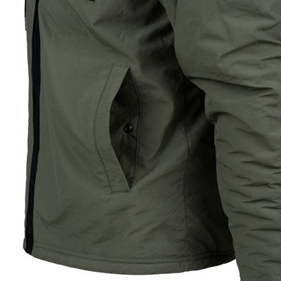 Beidseitig tragbare Sherpa-Softshell-Jacke COYOTE/RANGER GREEN