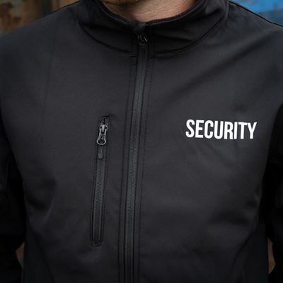 Jacke SECURITY softshell SCHWARZ