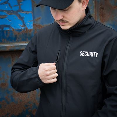 Jacke SECURITY softshell SCHWARZ