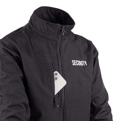 Jacke SECURITY softshell SCHWARZ