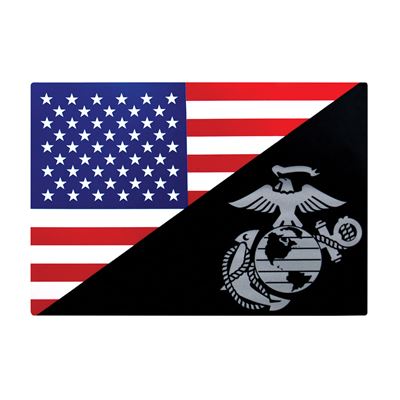 Aufkleber USMC EAGLE/USA flagge