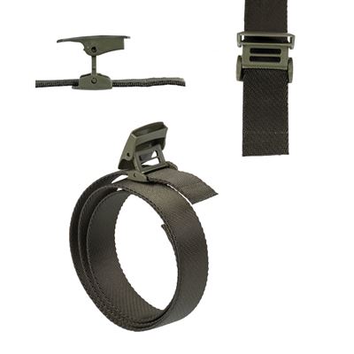 Elastischer Hosenbund QUICK mit Kunststoffschnalle YKK® GRÜN