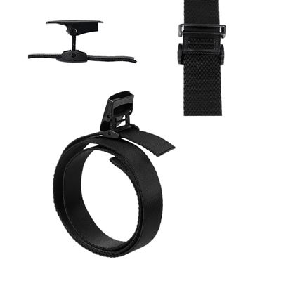 Elastischer Hosenbund QUICK mit Kunststoffschnalle YKK® SCHWARZ