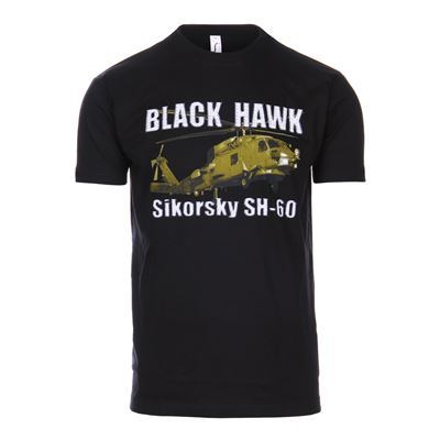 Tshirt BLACK HAWK SIKORSKY SH-60 SCHWARZ