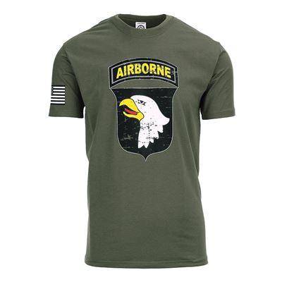 Tshirt 101st AIRBORNE GRÜN