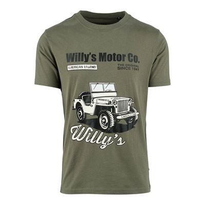 T-Shirt JEEP Willy's 1941 Legend GRÜN