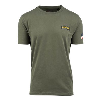 T-Shirt 101st Airborne Roundel GRÜN FOSTEX 133657 2