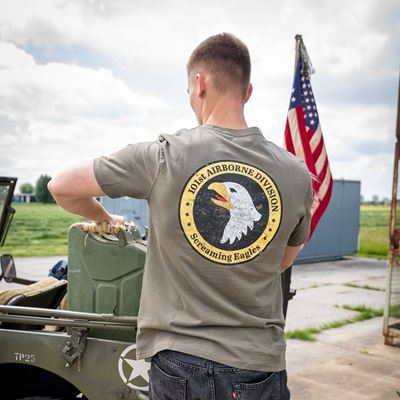 T-Shirt 101st Airborne Roundel GRÜN FOSTEX 133657 7