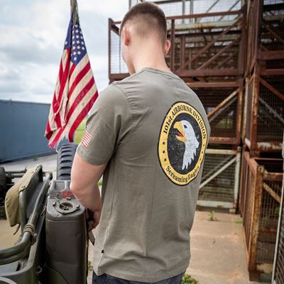 T-Shirt 101st Airborne Roundel GRÜN FOSTEX 133657 4