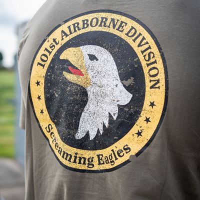 T-Shirt 101st Airborne Roundel GRÜN FOSTEX 133657 3