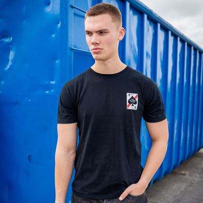 T-Shirt 77th Aces Fighter Squadron SCHWARZ FOSTEX 133663 3