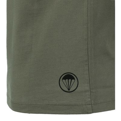T-Shirt AIRBORNE mit Aufnäher der 101. Division auf dem Ärmel GRÜN FOSTEX 133670-Z 3