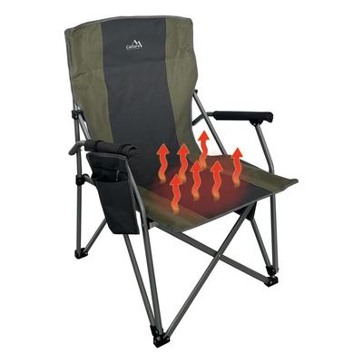 Klappbarer Campingstuhl WARM mit Sitzheizung