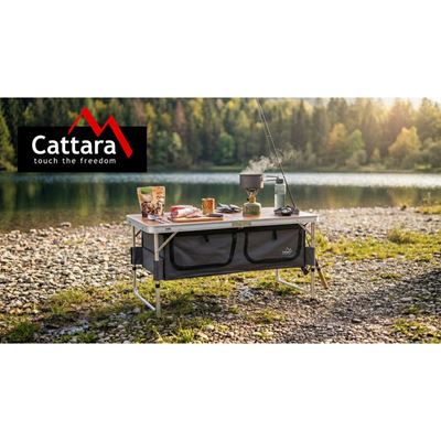 Camping Klapptisch - Umakart Tischplatte Holzimitat Cattara 13481 3