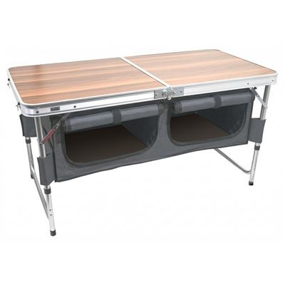 Camping Klapptisch - Umakart Tischplatte Holzimitat