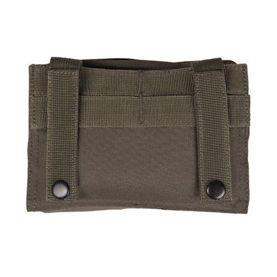 Pouch klein LASER CUT horizontal MOLLE GRÜN