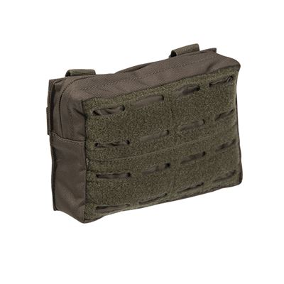 Pouch klein LASER CUT horizontal MOLLE GRÜN