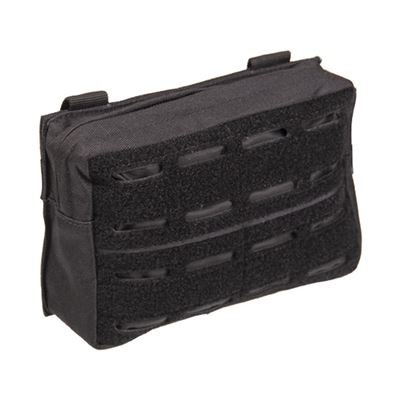 Pouch klein LASER CUT horizontal MOLLE SCHWARZ