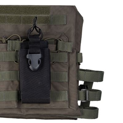 Pouch offen MOLLE für Fungerät SCHWARZ