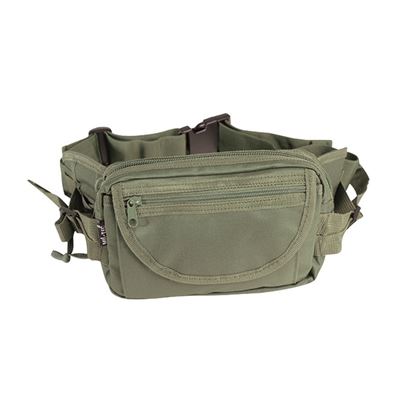 Bauchtasche HIP GROSS mehrere Fächer GRÜN