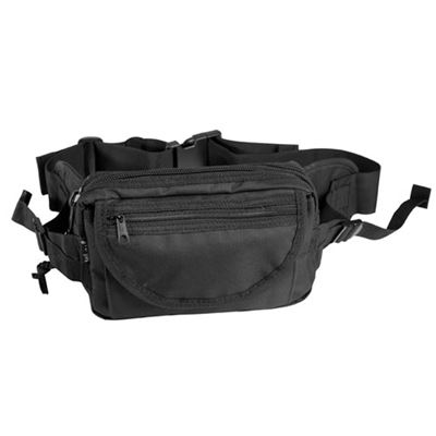 Bauchtasche HIP GROSS mehrere Fächer SCHWARZ