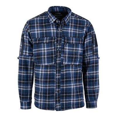 Flanellhemd CONTRACTOR Blue/grey